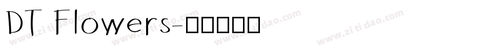 DT Flowers字体转换